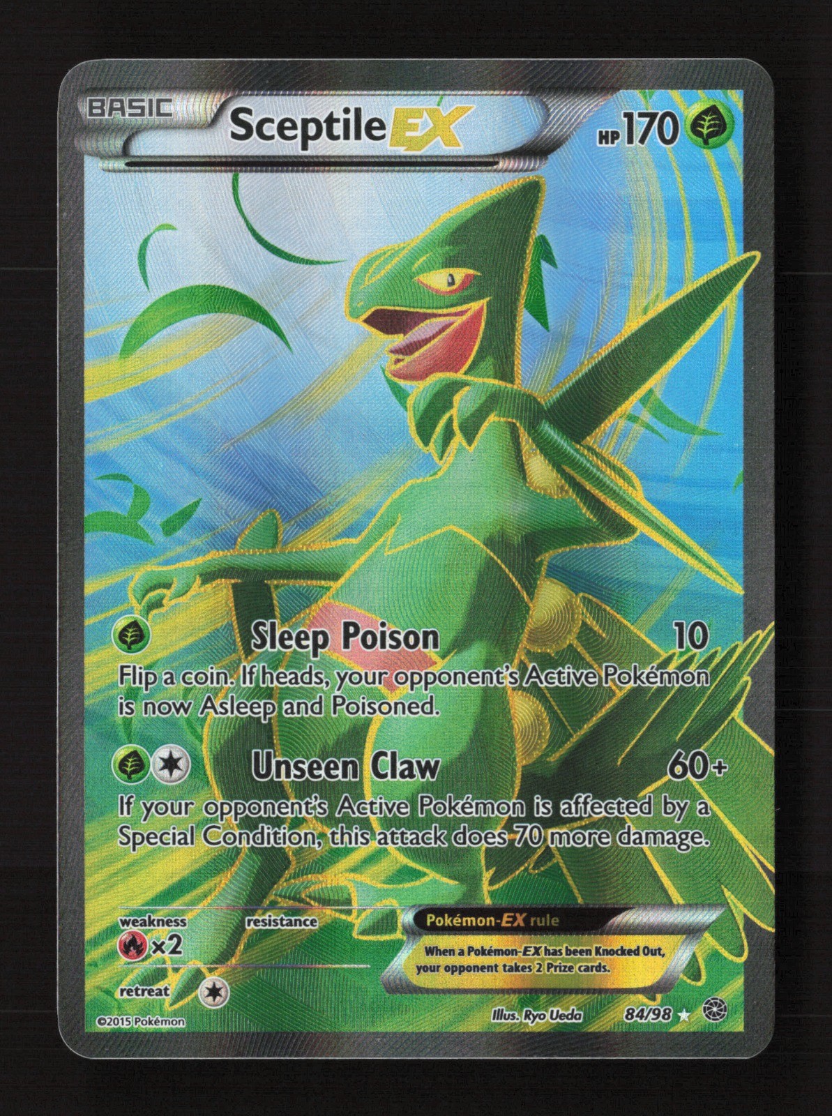 Sceptile EX (84 Full Art) 84/98 Holo XY - Ancient Origins MP Pokémon TCG