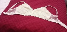 Ivory White Lacey Maternity Bra Size 34G by Lonely Brand