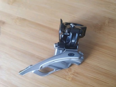 SHIMANO Deore FD-M591 3 x 9 fach Umwerfer 34,9 mm Zug von Oben u. Unten wie XT 