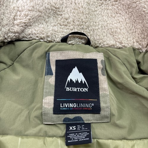 Chaqueta para mujer Burton XS Prowess JK Martini Olive Terra camuflada nueva con etiquetas - Imagen 5 de 7