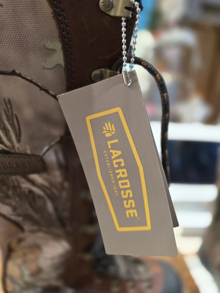 Realtree LaCrosse Snake Venom Boots 18”Lace Waterproof 425615 Mens Size 5.5  - Image 3 of 4