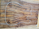 Figured Claro Walnut Wood 1308 Luthier 5A Guitar Top Set 22 x 16.875 x .250 — photo 2