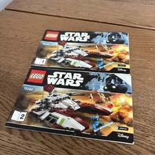 Lego 75182 Republic Fighter Tank Instruction Manuals Only