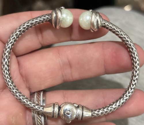 Brighton Twist Perlen Scharnier Armreif Armband