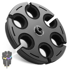 Multi Microphone Holder, Aluminum Multi Mic Holder Holds Up to 6 Mics, Wired