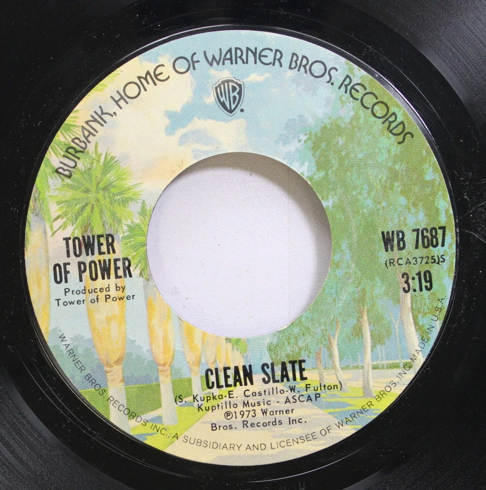 Hear! Northern Soul 45 Tower Of Power - So Very Hard To Go / Clean Slate On Wb - Image 2 of 2