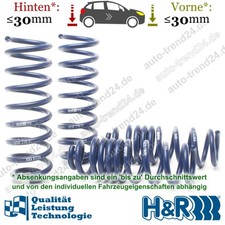 H&R Tieferlegungsfedern 30mm u.a.: Mercedes-Benz E-Klasse W213, Bj. 2016-2023