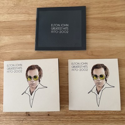 Greatest Hits 1970-2002 by Elton John (CD, 2002) 2 Disc Set + Book + Bonus Disc