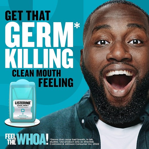 Listerine Cool Mint PocketPaks tragbare Atemstreifen gegen Mundgeruch, Cool Mint - Bild 2 von 8