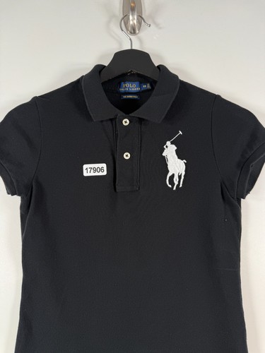 Polo Ralph Lauren Damen Big Pony The Skinny Poloshirt schwarz Gr. XS 14,5x22,5 - Bild 2 von 9