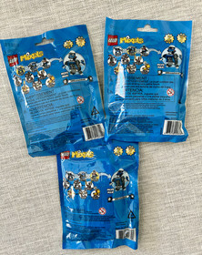 LEGO MIXELS: Kuffs (41554), Busto (41555), Tiketz (41556)