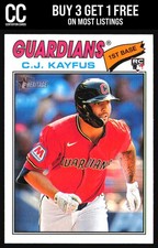 2026 Topps Heritage #364 C.J. Kayfus RC Cleveland Guardians