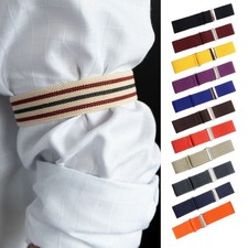 Men Women Shirt Sleeve Holder Armband Garter Elastic Nylon Arm Ring Band