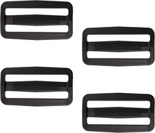 Plastic Tri-Glide Slides Button Fasteners Adjustable Webbing Triglides Slider Bu
