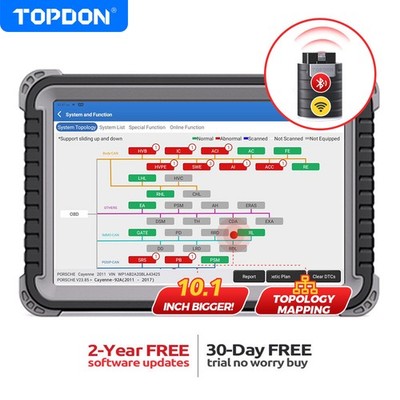 2026 TOPDON Phoenix Plus OBD2 Scanner Car Diagnostic Tool ECU Online Coding