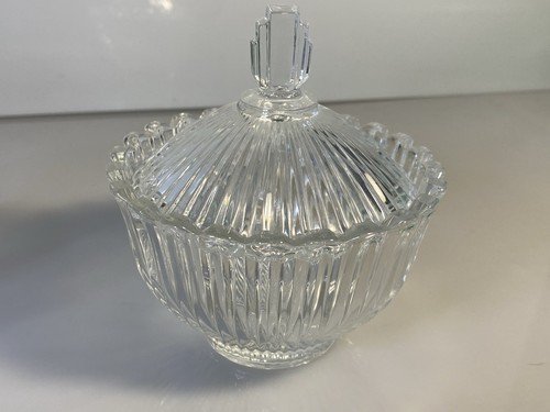 Vintage Mikasa Crystal Sugar And Creamer w/Lid Set Excellent Condition - Picture 2 of 15