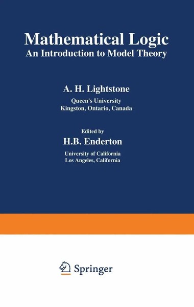 A. Lightstone | Mathematical Logic | Taschenbuch | Englisch (2012) | Xiii-image