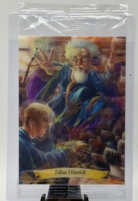 SEALED 2004 Harry Potter Chocolate Frog Lenticular 3D Card #11 Filius Flitwick