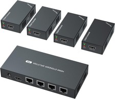 HDMI Extender Splitter 1x4 1080P Ethernet Cat 5E 6 7 50m
