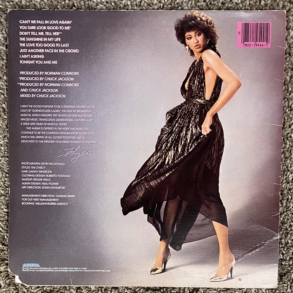 Phyllis Hyman - Can't We Fall In Love Again -1981 Arista AL-9544 LP Vinyl Record - Image 2 of 4