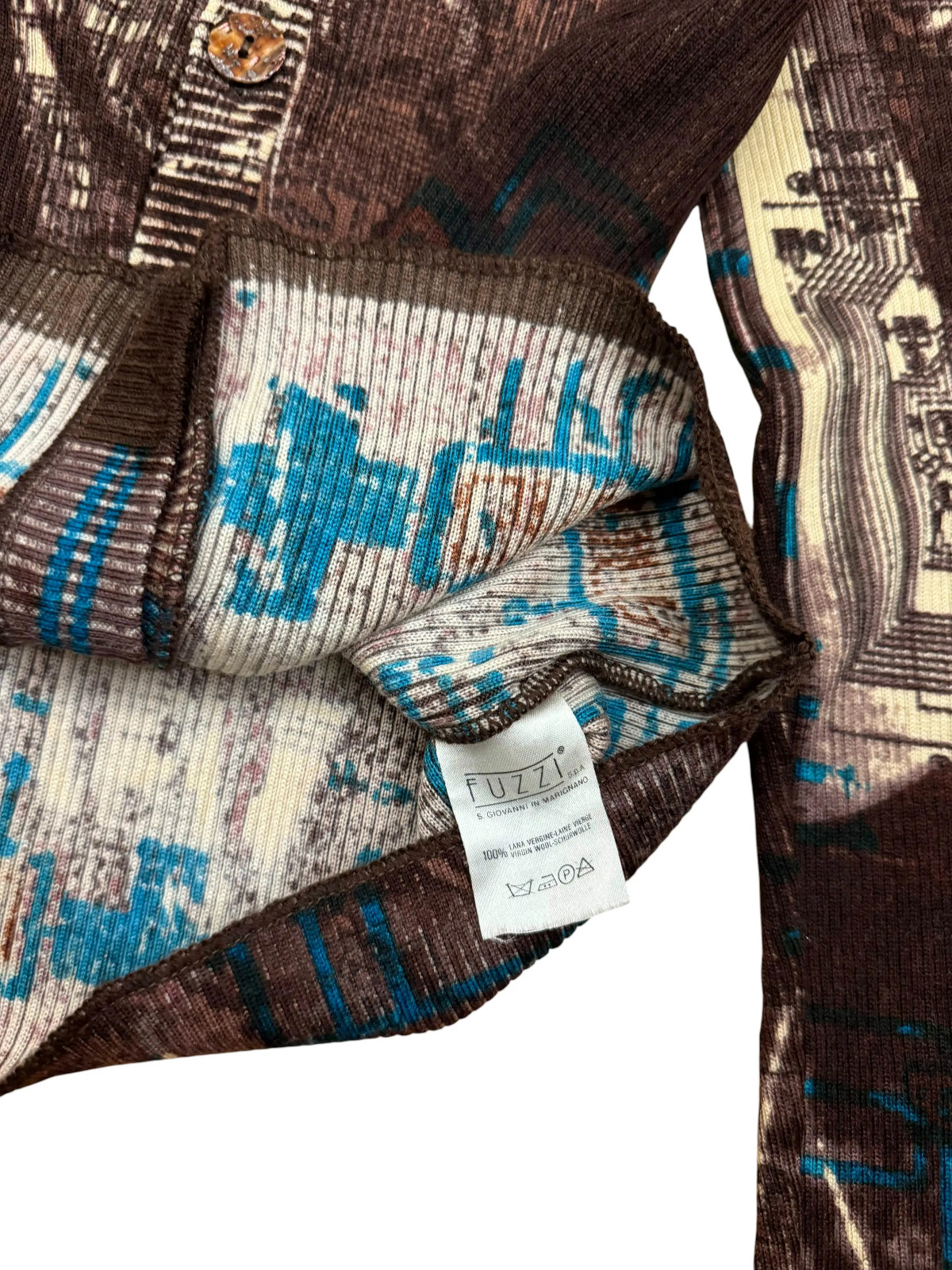 rare vintage Jean Paul Gaultier virtual reality cardigan image 5