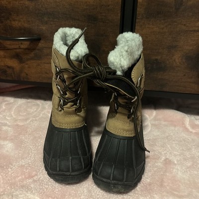 Tundra Kids Snowbird  Brown Boots  Size 1