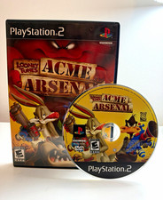 Looney Tunes Acme Arsenal PlayStation 2 PS2 Missing Manual Tested and Working