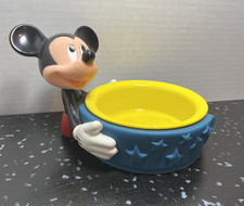 Applause Disney Mickey Mouse Wide Cat Dog Water Food Bowl Vintage
