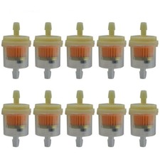 10pcs Universal Plastic Inline Gas/Fuel Filter 6MM-7MM 1/4 Small Engine Tool US