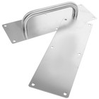 Fire Door Handle Commercial Pull with Back Plate Push Handles Travel