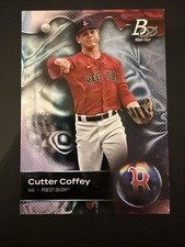 Cutter Coffey #TOP-76 Bowman Platinum Ice Foil MLB 2023 Boston Red Sox RC