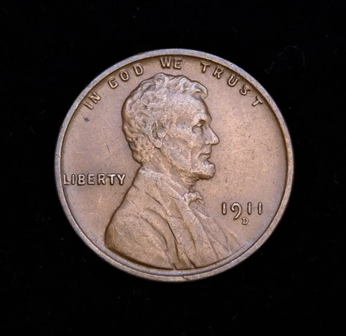 1911-D  Lincoln Wheat Cent  AU