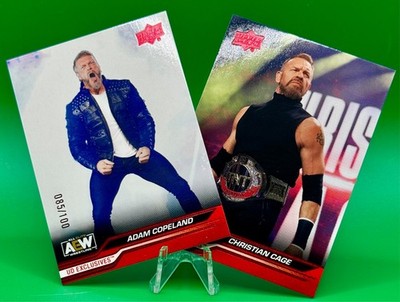 2024 Upper Deck AEW UD Exclusives /100 Adam Copeland Cope Edge  Christian Cage