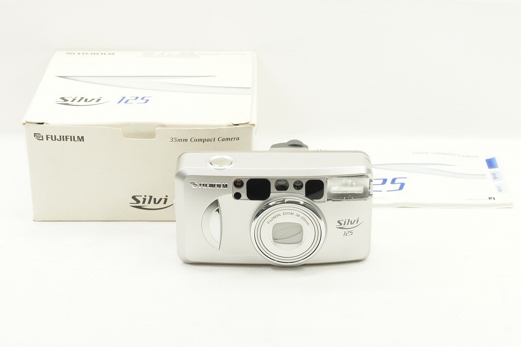 Fujifilm Silvi 125 35mm Film Camera Silver with Original Box 240505E
