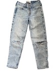Abercrombie Girls High Rise Mini Mom Jeans Size 7/8 Long — photo 1