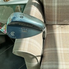 Cleveland RTX Wedge, 58° Loft, Steel Shaft, Silver/Black, Single Club