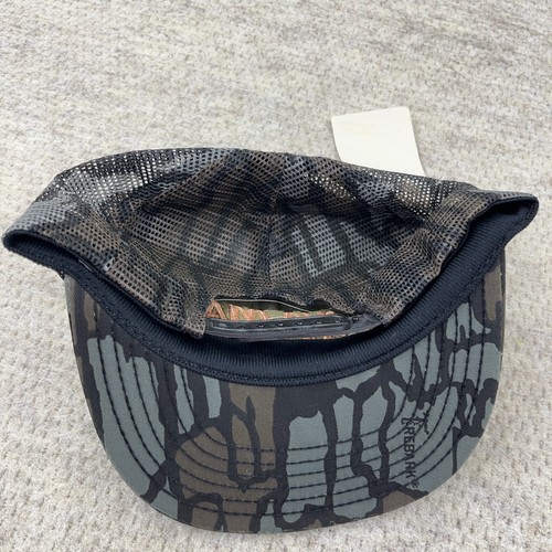 Vintage Trebark Camo Trucker Hat Cap SnapBack Made In USA 90s Team Aqua Mag - Picture 6 of 10
