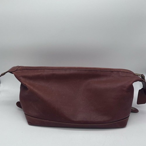 Vintage Coach Kulturbeutel Ganzleder Reise - Bild 5 von 13