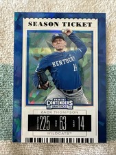 ZACK THOMPSON 2019 Panini Contenders Draft Ticket SEASON CRACKED ICE #19/23 #25