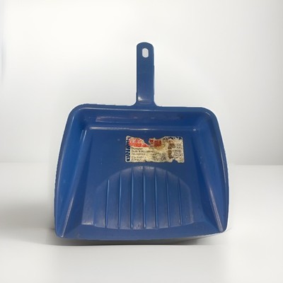 Vintage Rubbermaid Dustpan Dust Pan 4450 Cottage blue flat edge Movie Prop