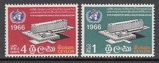 Ceylan - Courrier Yvert 366/7 ** Mnh OMS
