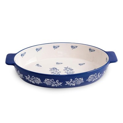 Ceramic Casserole Dish Baking Pan Au Gratin Lasagna Oval Oven Safe Cookware