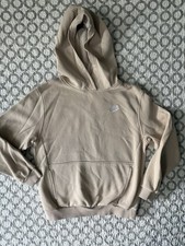 Nike Boys Size L Sweatshirt Tan Pullover Hoodie