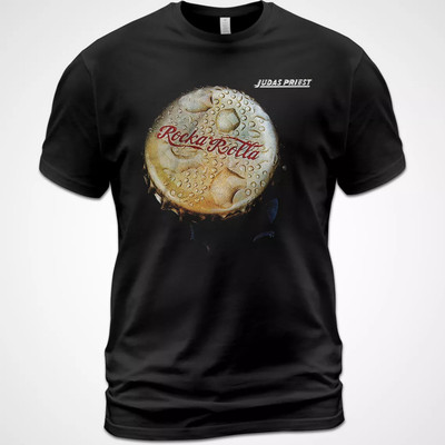 Cotton T-shirt Judas Priest Rocka Rolla Tee Ian Hill Rob Halford Glenn Tipton...