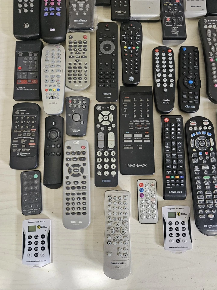 Lot of Fifty (50) Remote Controls - Miscellaneous Random Brands UNTESTED RESALE - Image 4 of 4