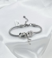 Pulsera Linx Serpiente Cadena Dije Con Enfermera Registrada RN Dijes Temáticos