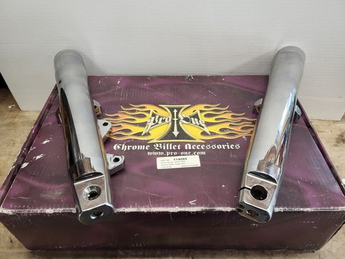 Pro-One Chrome Billet Accessories Lower Fork Leg Set