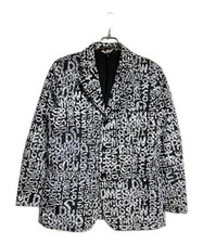 COMME des GARCONS Message print polyester jacquard Jacket