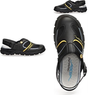 Abeba Berufsschuhe Dynamic Clog schwarz/ gelb 37343 Pabtoletten Arbeitsschuhe