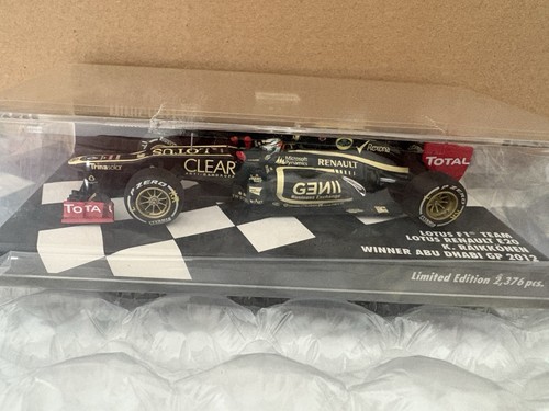 Minichamps 1/43 Lotus Renault E20 Kimi Räikkönen Abu Dhabi GP Winner 2012